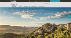 Desktop Screenshot of corsica-villas.com